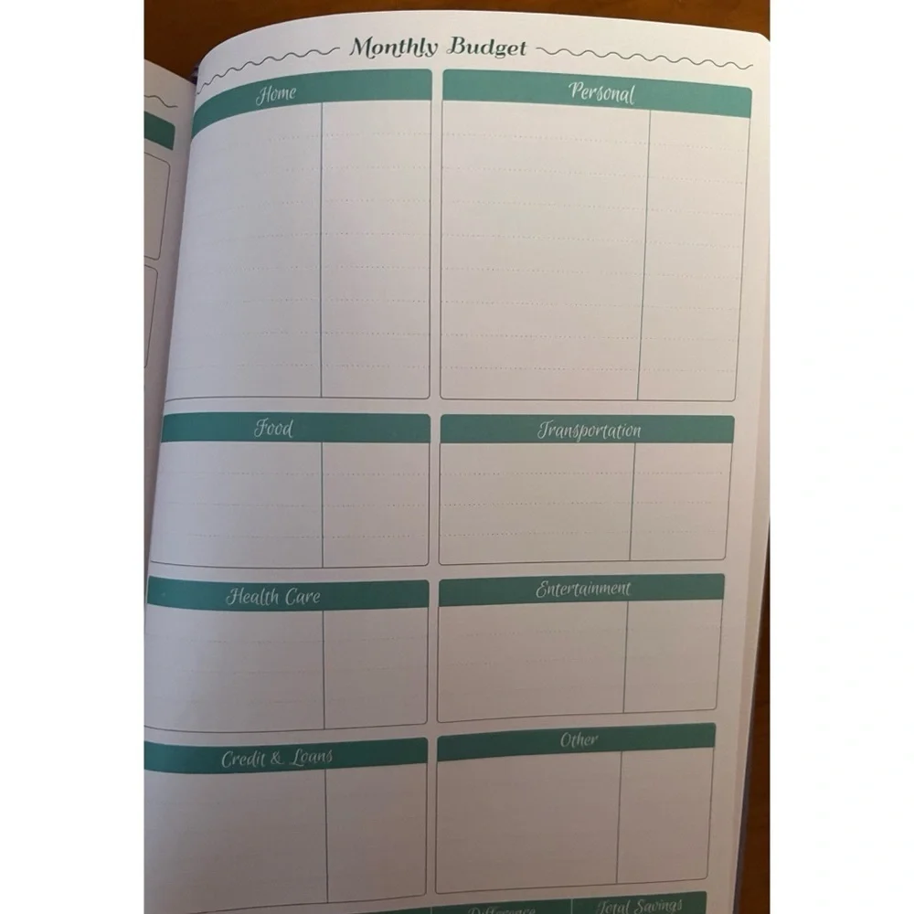Lavender GoGirl Budget Book. Size A5. Expense Tracker, Envelopes, Stickers. New.